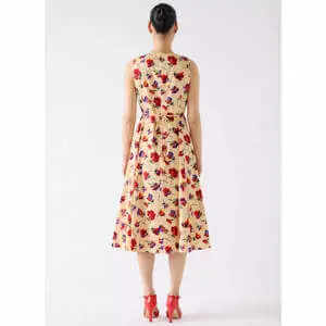 LK Bennett Gaia Panelled Cotton Dress